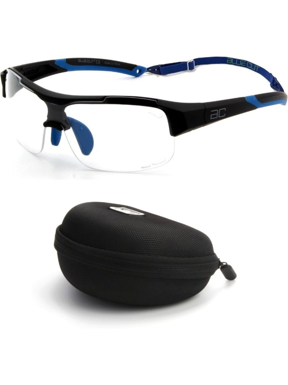 Blue Cut Sports Safety Goggles - Interchangeable UV Protection Lenses for